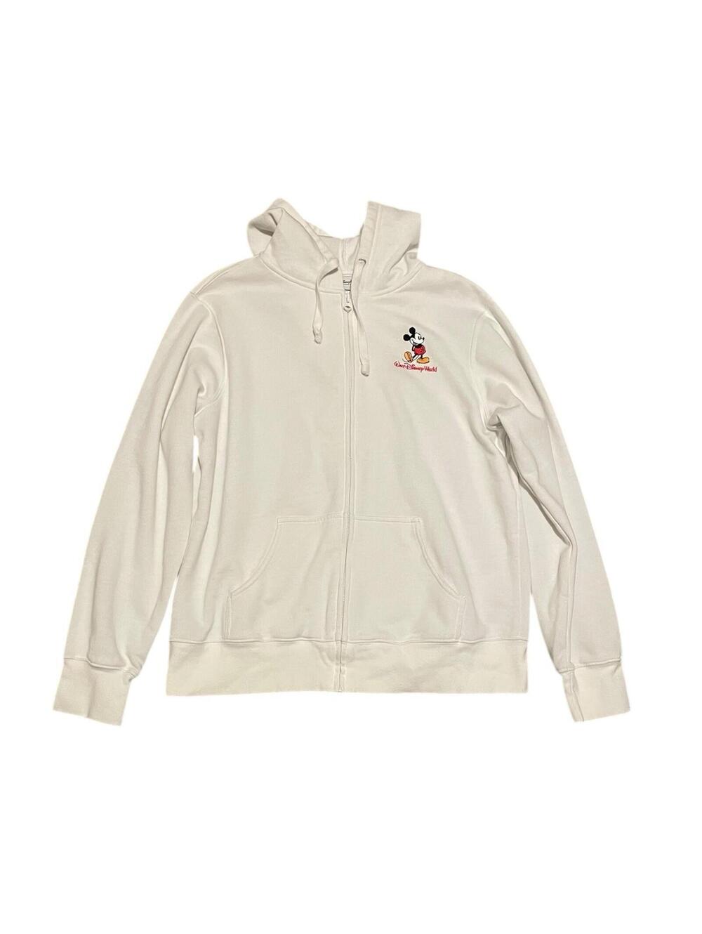 Walt Disney World Store Mickey Mouse pull over Hoodie Adult XL Womens Full Zip